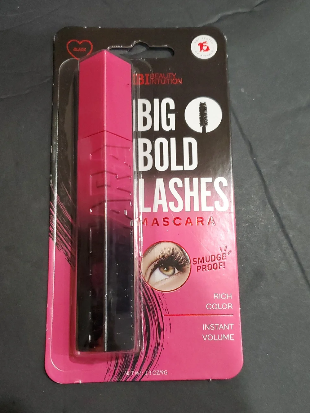 2 pack big plump lashes black smudge proof‎ mascara brand new